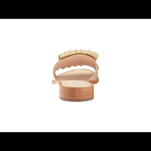 Kate Spade Gold Fringe Slides - Picture 5 of 8